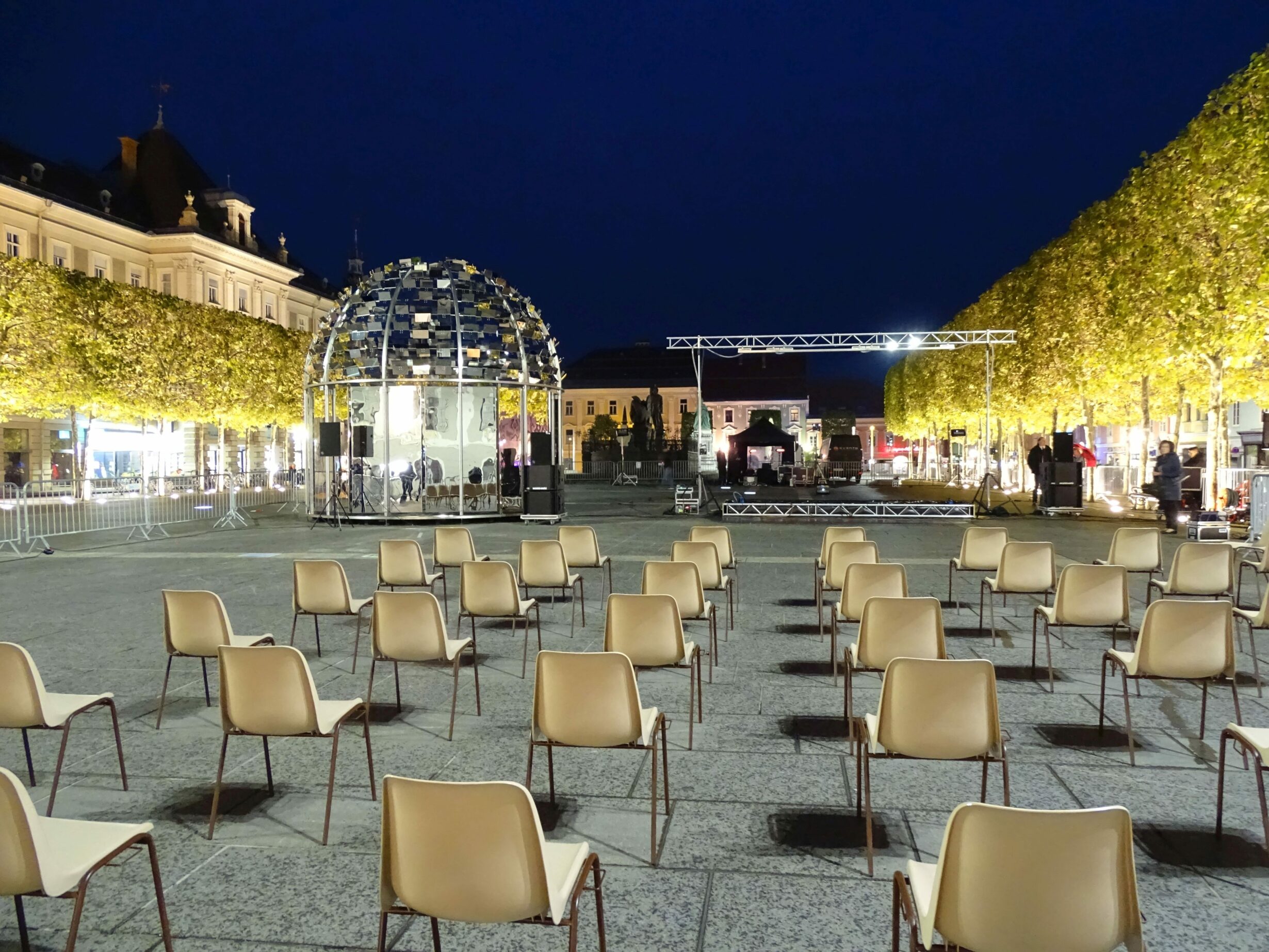 Leeres Open Air Theater